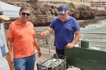 Chinchorro y varada del pescado pasados por agua (Foto TA)